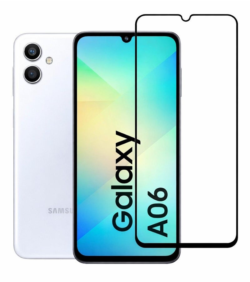 Beyox Tempered Screen Protector for Samsung Galaxy A06 | Tempered Glass Screen Protector 9H Hardness Anti Fingerprint Scratch Resistant Glass - Image 1